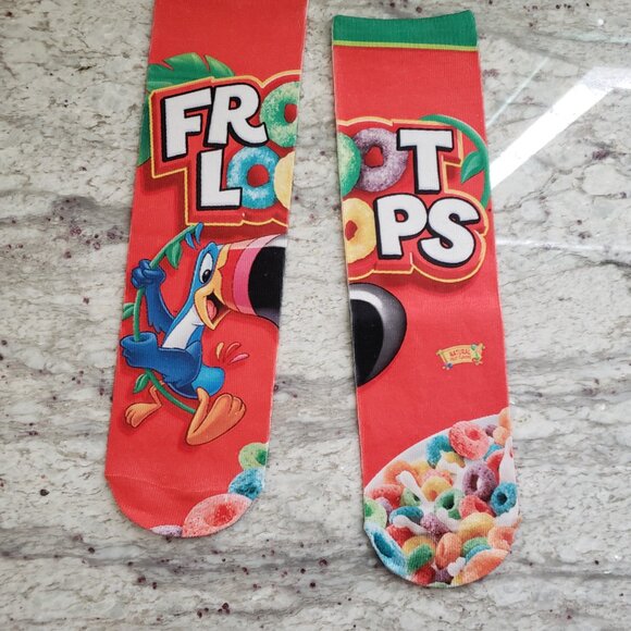 Froot Loops Novelty Socks - Picture 2 of 3